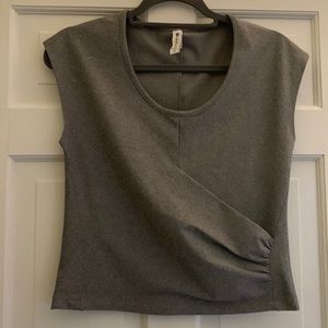 Athleta small light gray top. Worn once!